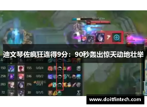 迪文琴佐疯狂连得9分：90秒轰出惊天动地壮举